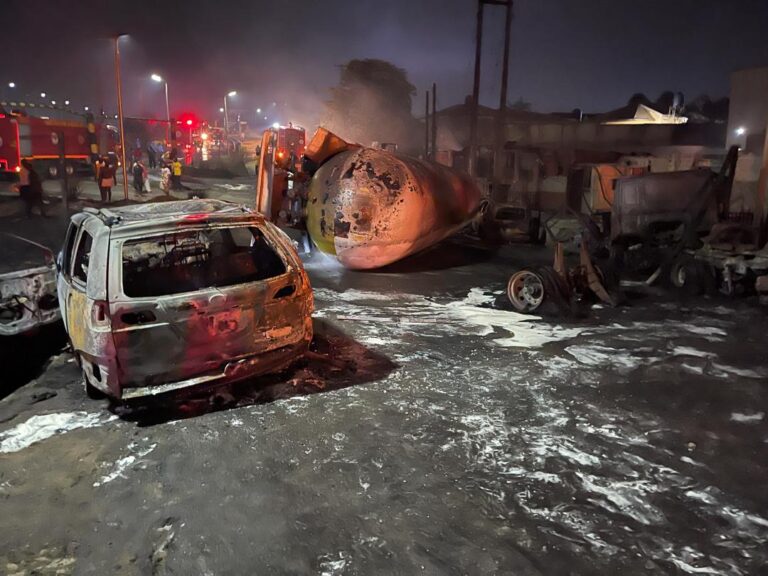 NEMA says a gas tanker explosion at Otedola Bridge, Lagos, on Tuesday night claimed one life with four others sustaining injury