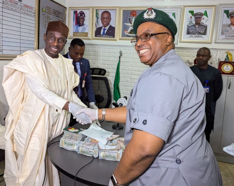 EFCC begins investigation of one Okorie Sylvernus Sunday who was caught with undeclared $578,000 by Customs at Lagos International Airport