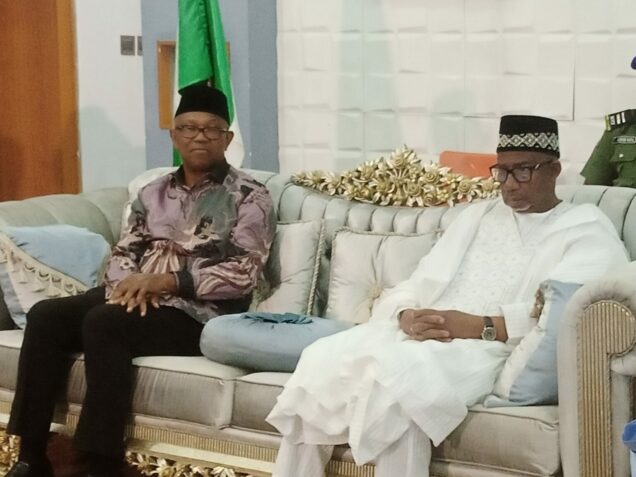 Peter Obi and Governor Bala Mohammed of Bauchi