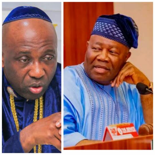 Primate Ayodele and Godswill Akpabio