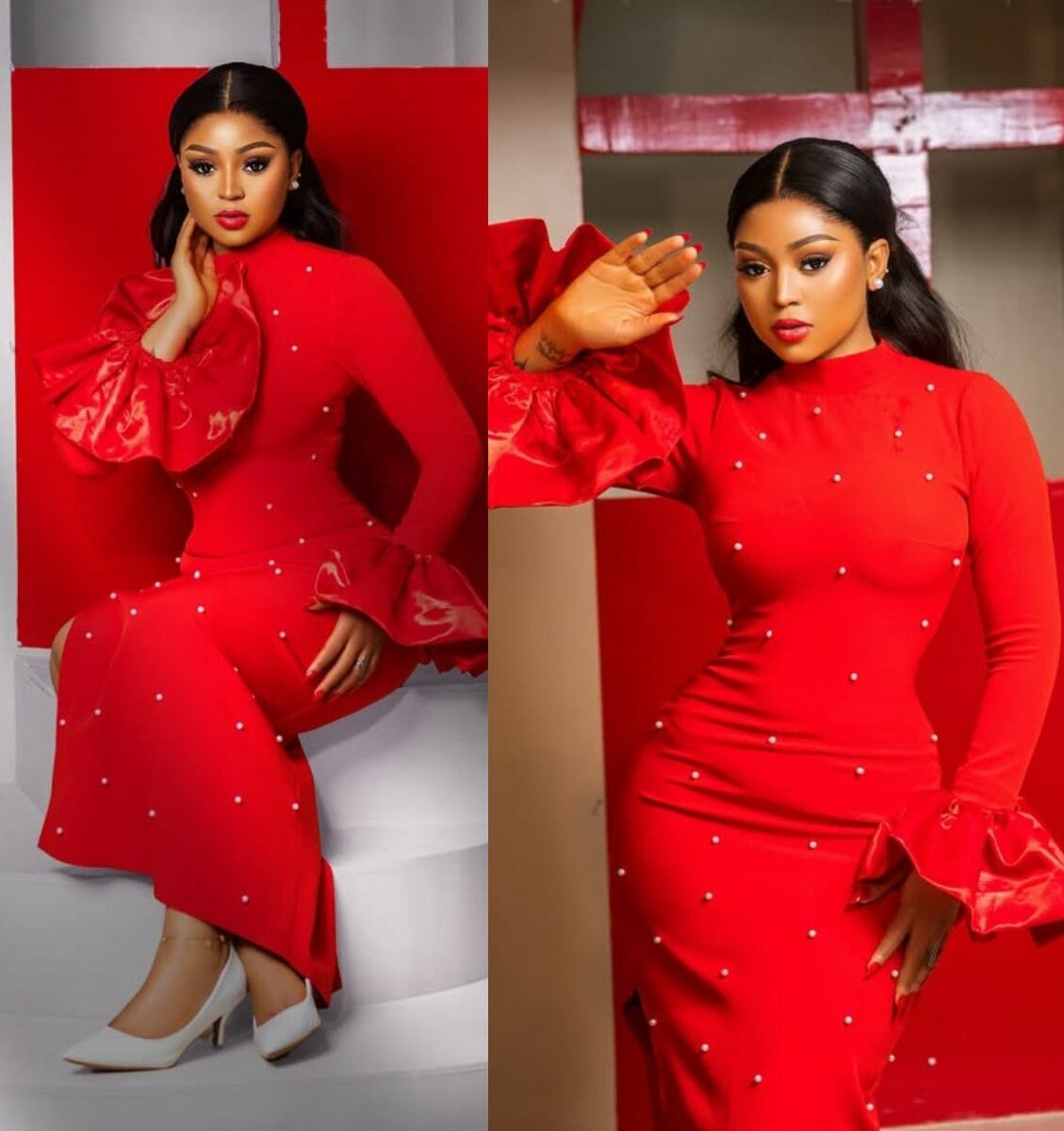 'The small stone that bends iron,' Regina Daniels shares hot photos