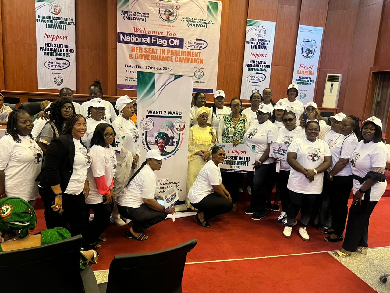 NGO, NAWOJ launch of Ward2Ward Her Seat in Parliament and Governance for greater representation of Nigerian women in leadership positions