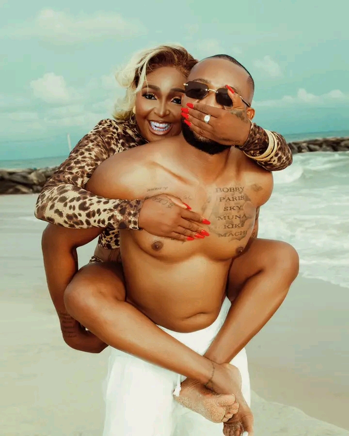 Popular self-acclaimed therapist, Blessing Okoro, aka Blessing CEO announces engagement  with lover Ikechukwu Ogbonna, popularly known as IVD.