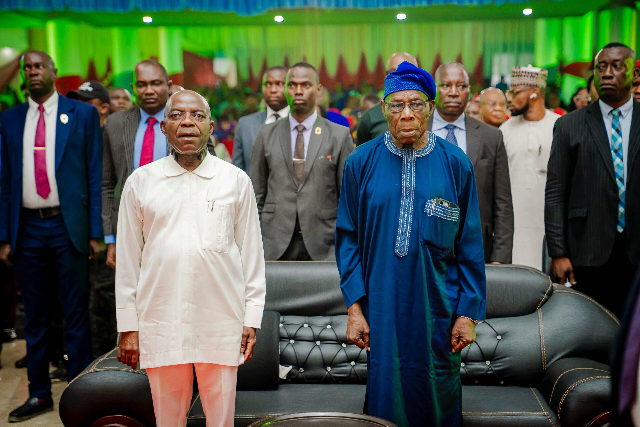 Former President Olusegun Obasanjo hails Abia governor Alex Otti's commitment to infrastructure development and good governance