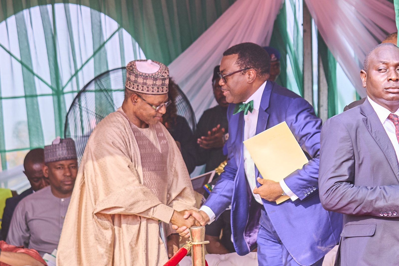  AfDB President Adesina and Gov. Uba Sani at the event