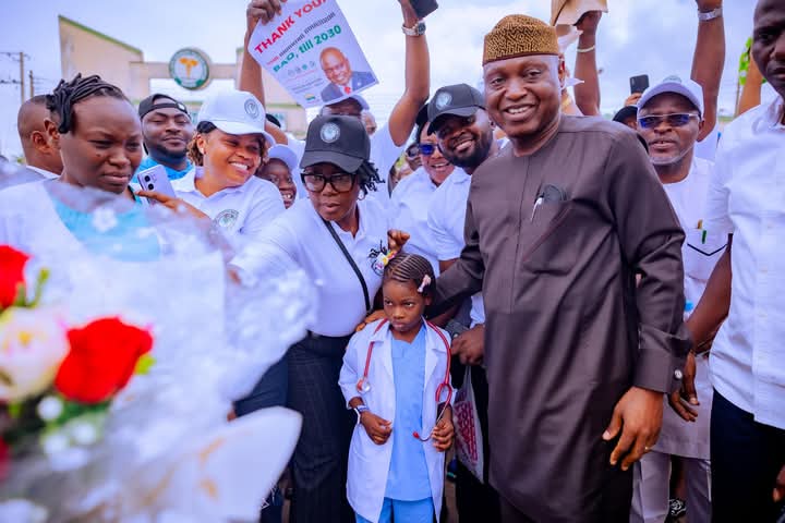 Governor Biodun Oyebanji inaugurates dialysis centre at the Ekiti State University Teaching Hospital equipped by the RCCG.