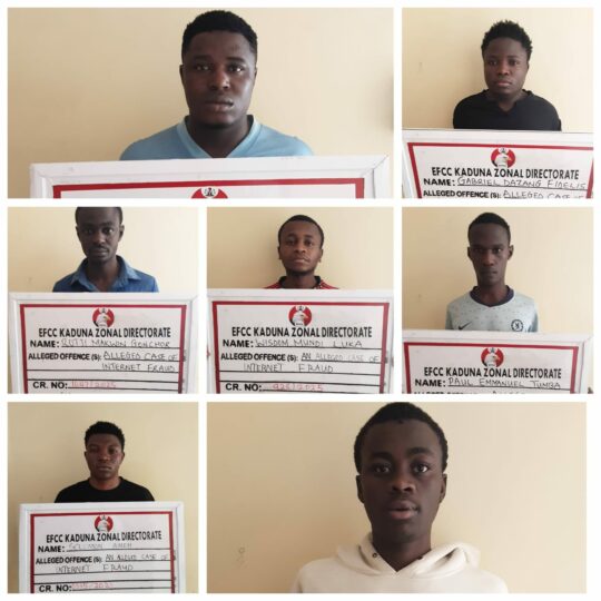 Courts jails SEVEN internet fraudsters