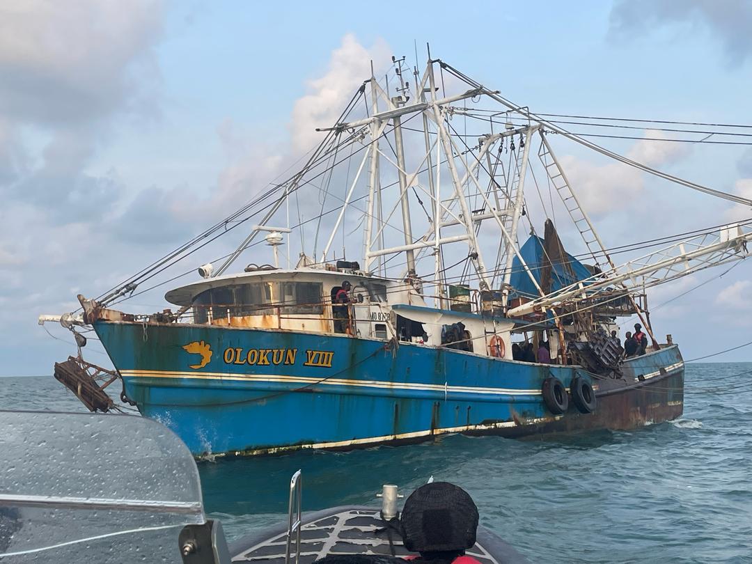 Nigerian Navy lists arrest of a vessel carrying illegal arms and ammunition among achievements of Operation Delta Sanity II in March.