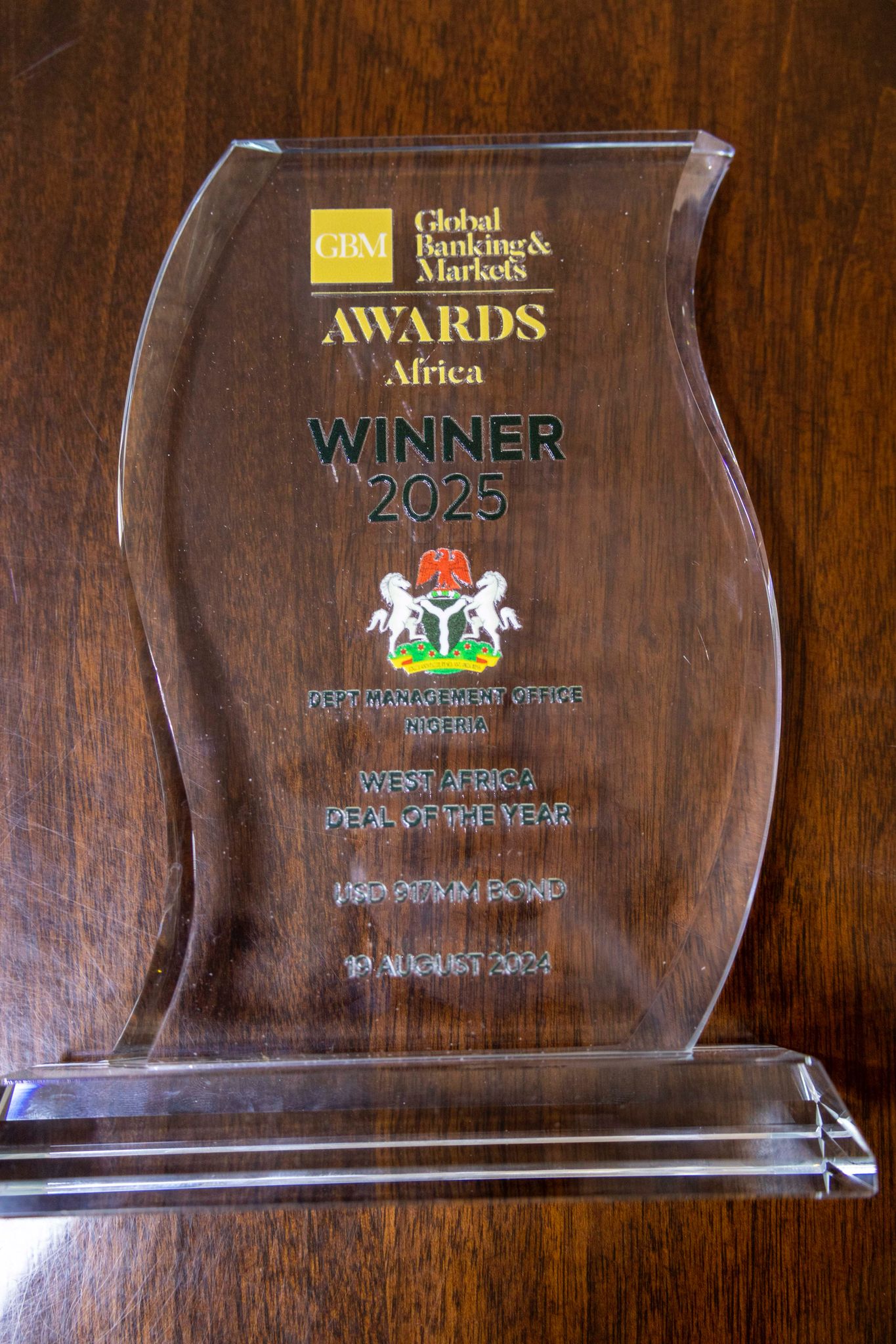 Nigeria's domestic dollar bond issue wins West Africa Deal of the Year Award