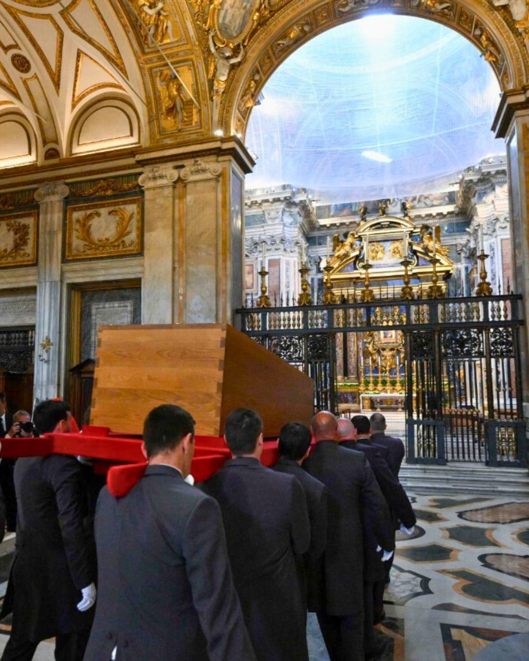 Pope Francis was buried in the Basilica of Saint Mary Major, his favourite church in Rome, on Saturday after a two-hour funeral service