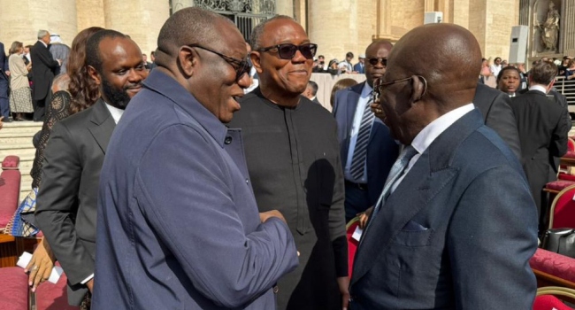 Bianca Odumegwu Ojukwu reveals what actually transpired when ex-LP prsidential candidate, Peter Obi met President Bola Tinubu at the Vatican.