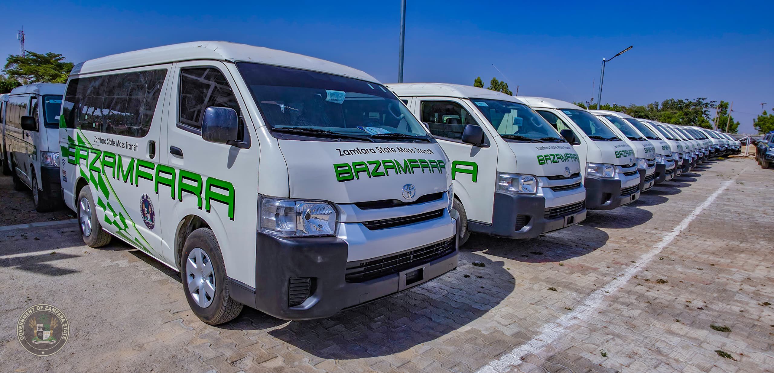 Zamfara governor Dauda Lawal  inaugurates 140 vehicles for security agencies in the state and 50 new buses for Mass Transit Company.