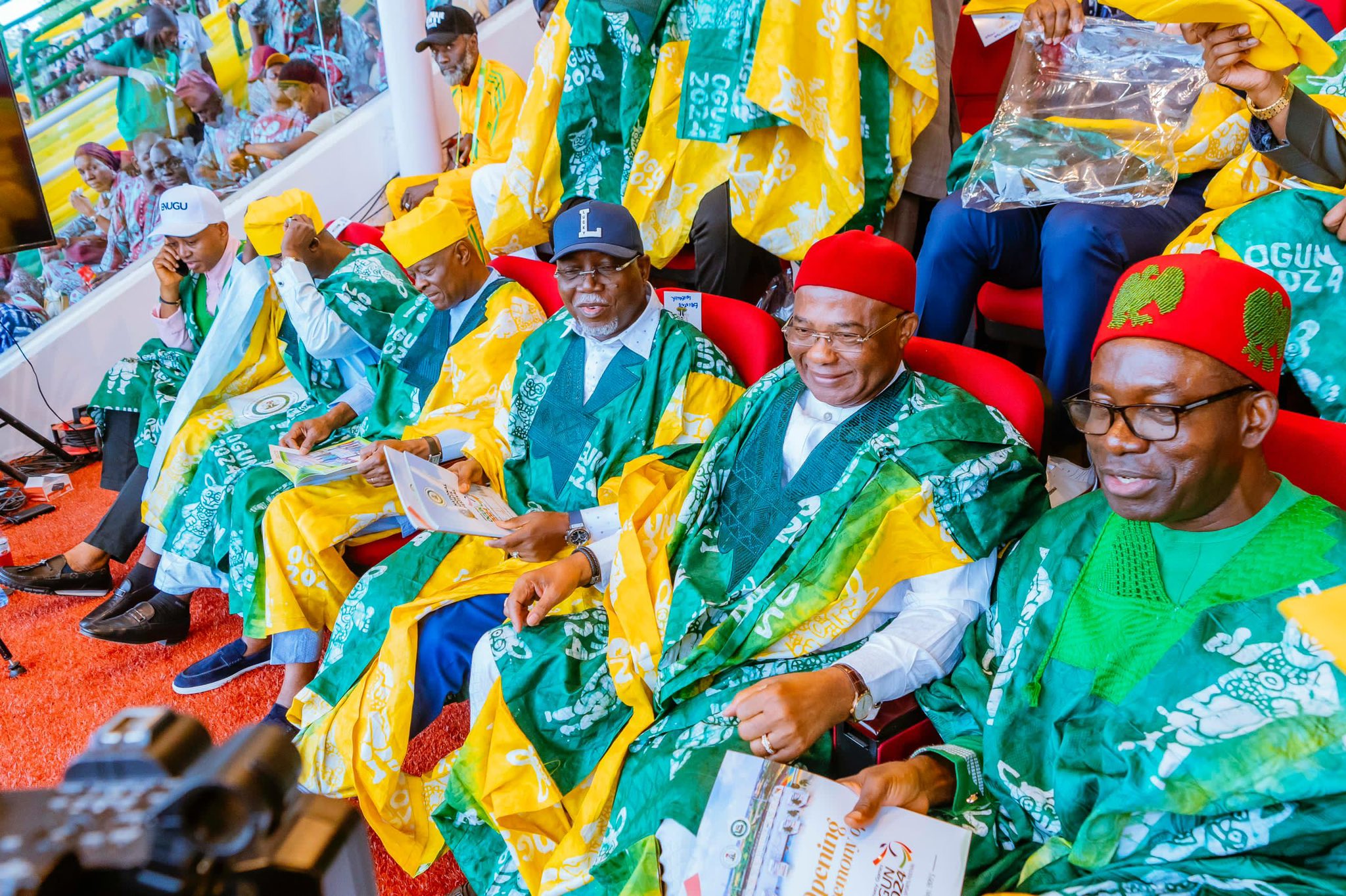 Dignitaries add colour to the opening ceremony of 22nd edition of National Sports Festival (NSF), Gateway Games 2024, in Abeokuta, Ogun  State 