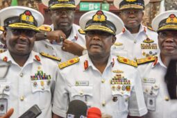 DNigerian Navy says it arrested  215 suspects, 26 vessels for oil theft and deactivated 468 refineries under Operation Delta Sanity in 2024ewu