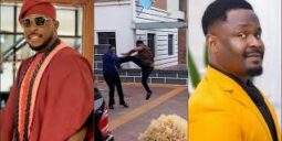 Actor Nnadiekwe hospitalized after being kicked on set by Zubby Michael - P.M. News