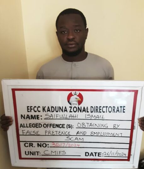 EFCC arrests technician over alleged employment fraud
