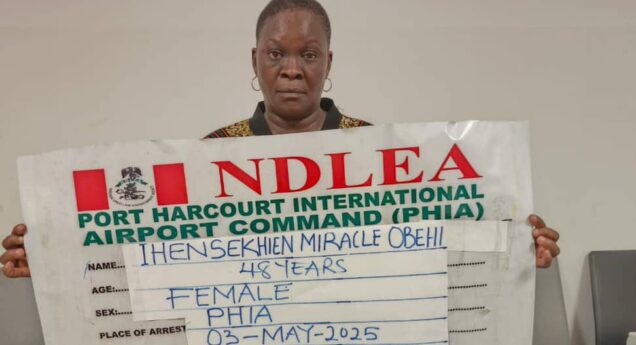 Obehi arrested by NDLEA