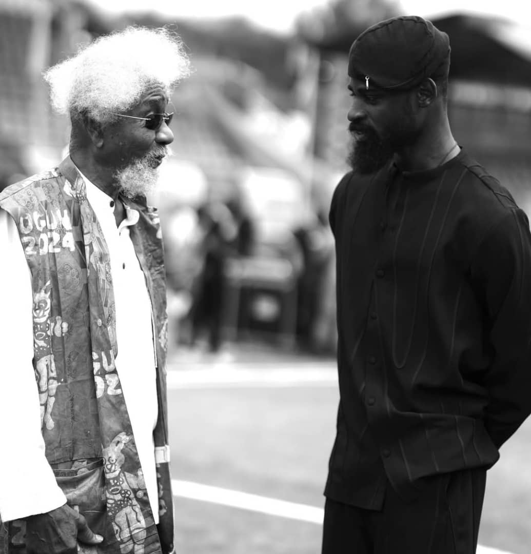 Tunde Onakoya and Wole Soyinka