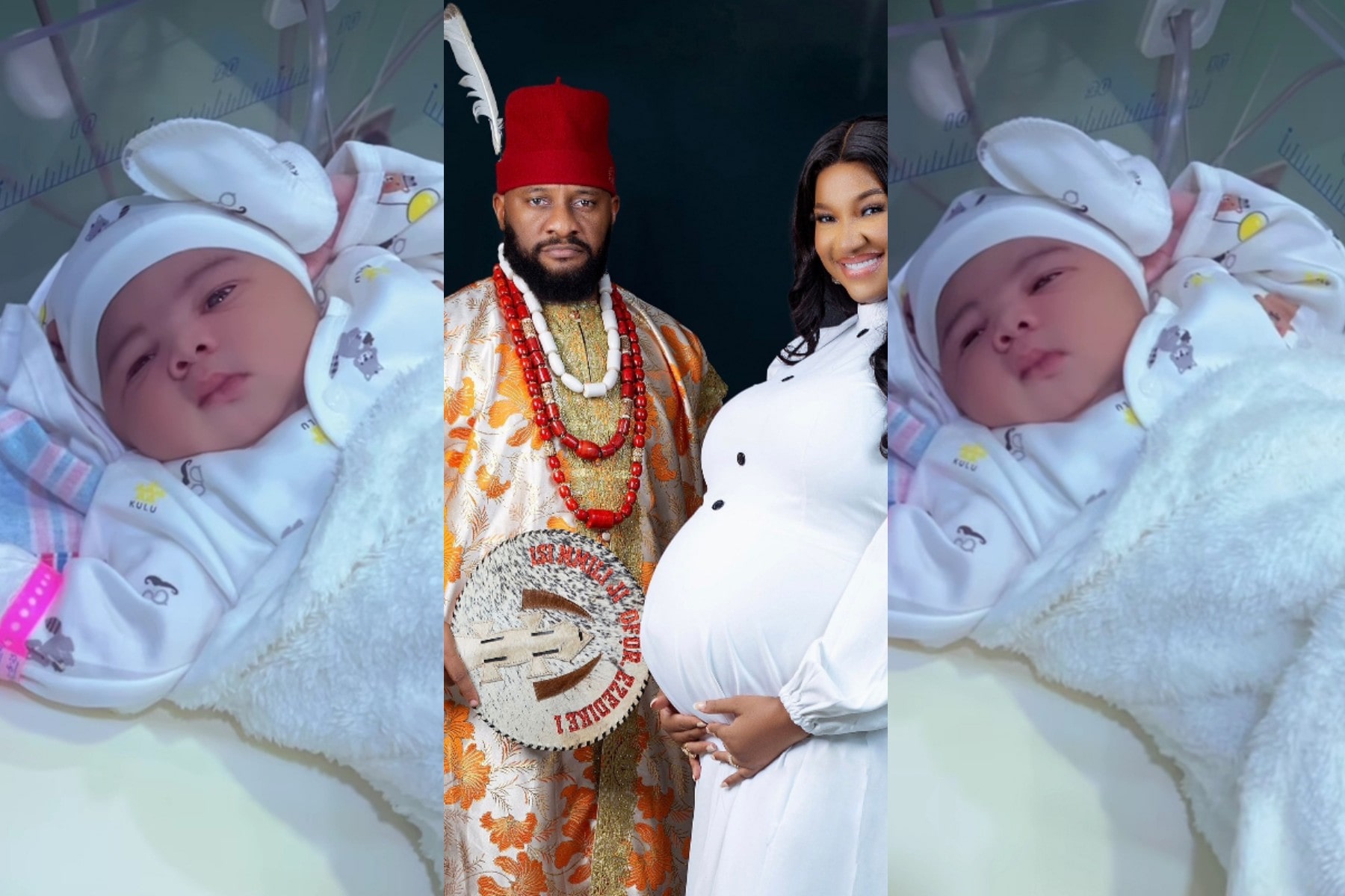 Yul Edochie, Judy Austin unveil daughter