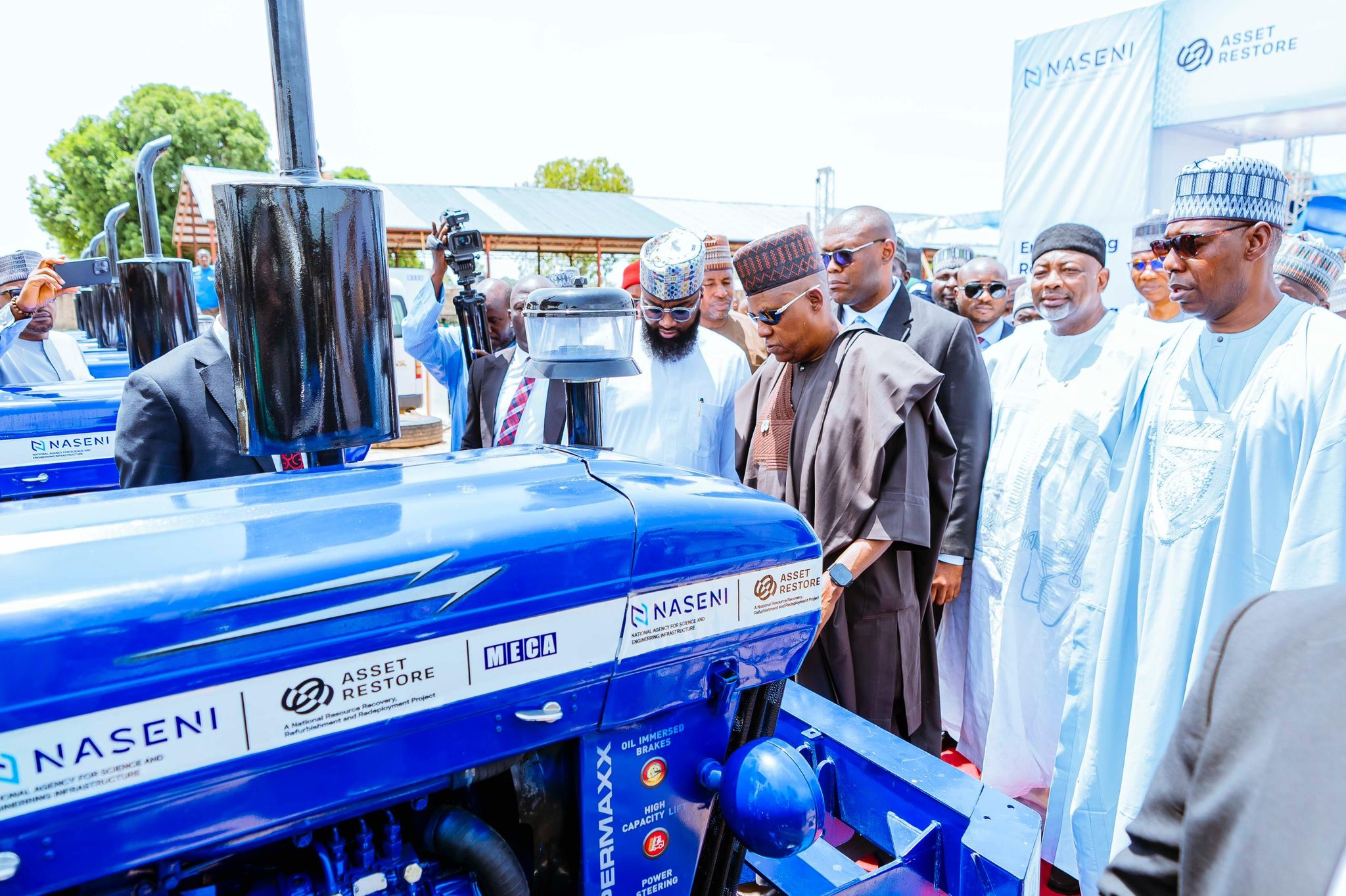 VP Kashim Shettima says ability of NASENI to revive 375 abandoned tractors in Borno State is powerful shift in approach of value by Nigerians.