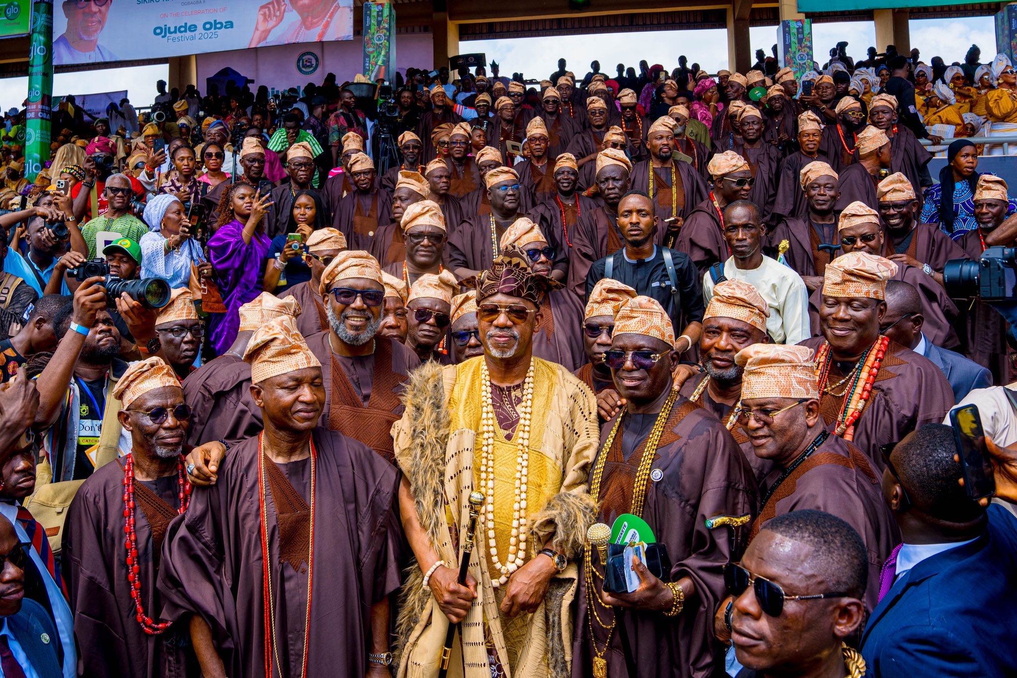 Governor Dapo Abiodun at the Ojude Oba festival on Sunday