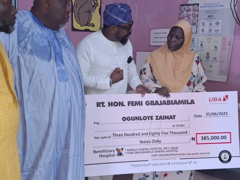 Chief of Staff to the President ,Femi Gbajabiamila doles out N50m for payment of the medical bills in Lagos to mark 63rd birth anniversary.