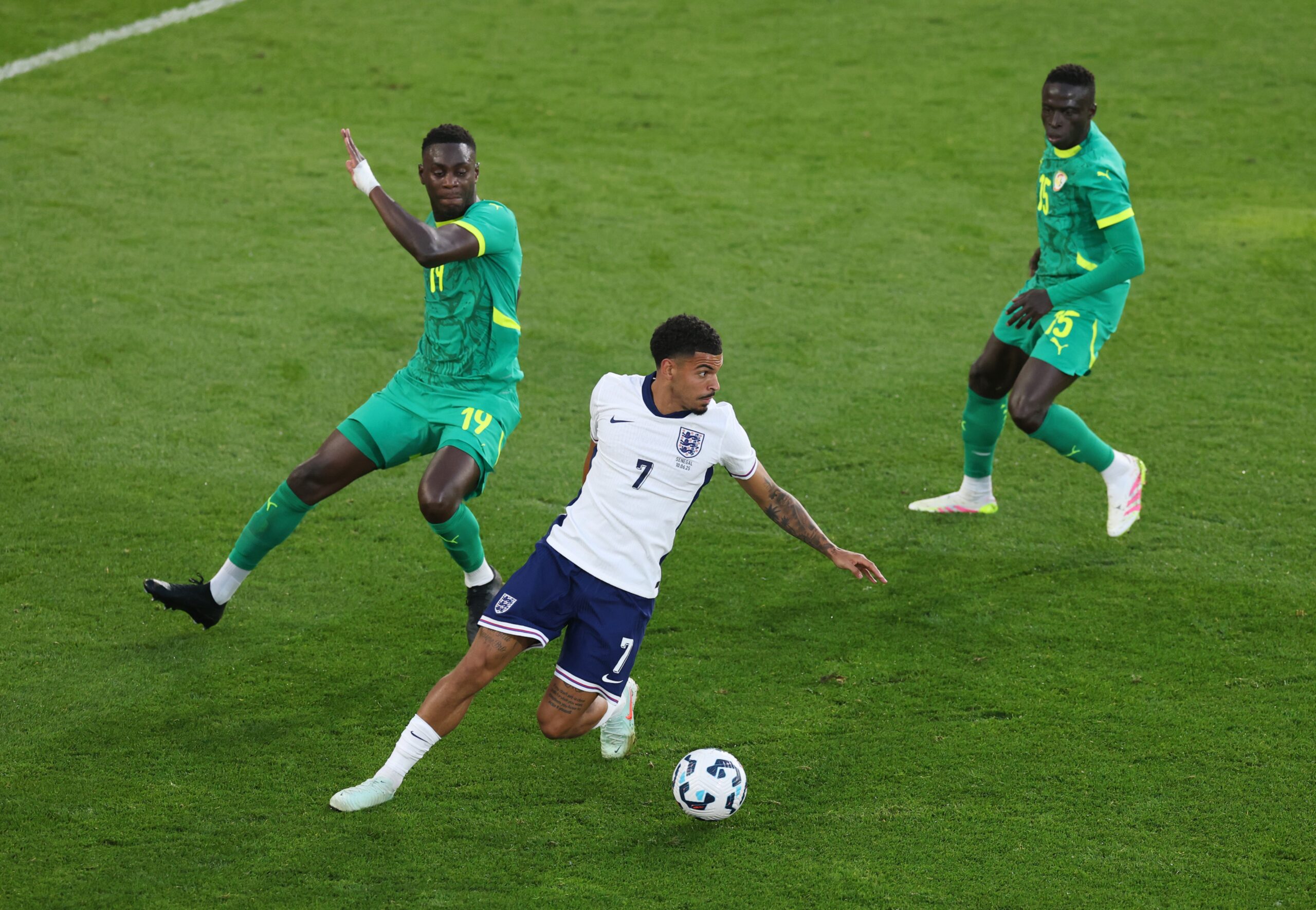 Senegal became the first African team to beat England in 22 games on Tuesday, winning 3-1 in a friendly at the City Ground, Nottingham, UK.
