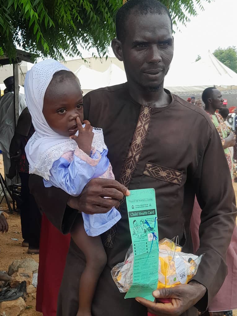 Ubale with his child