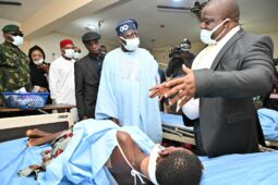 tinubu in Benue hospital