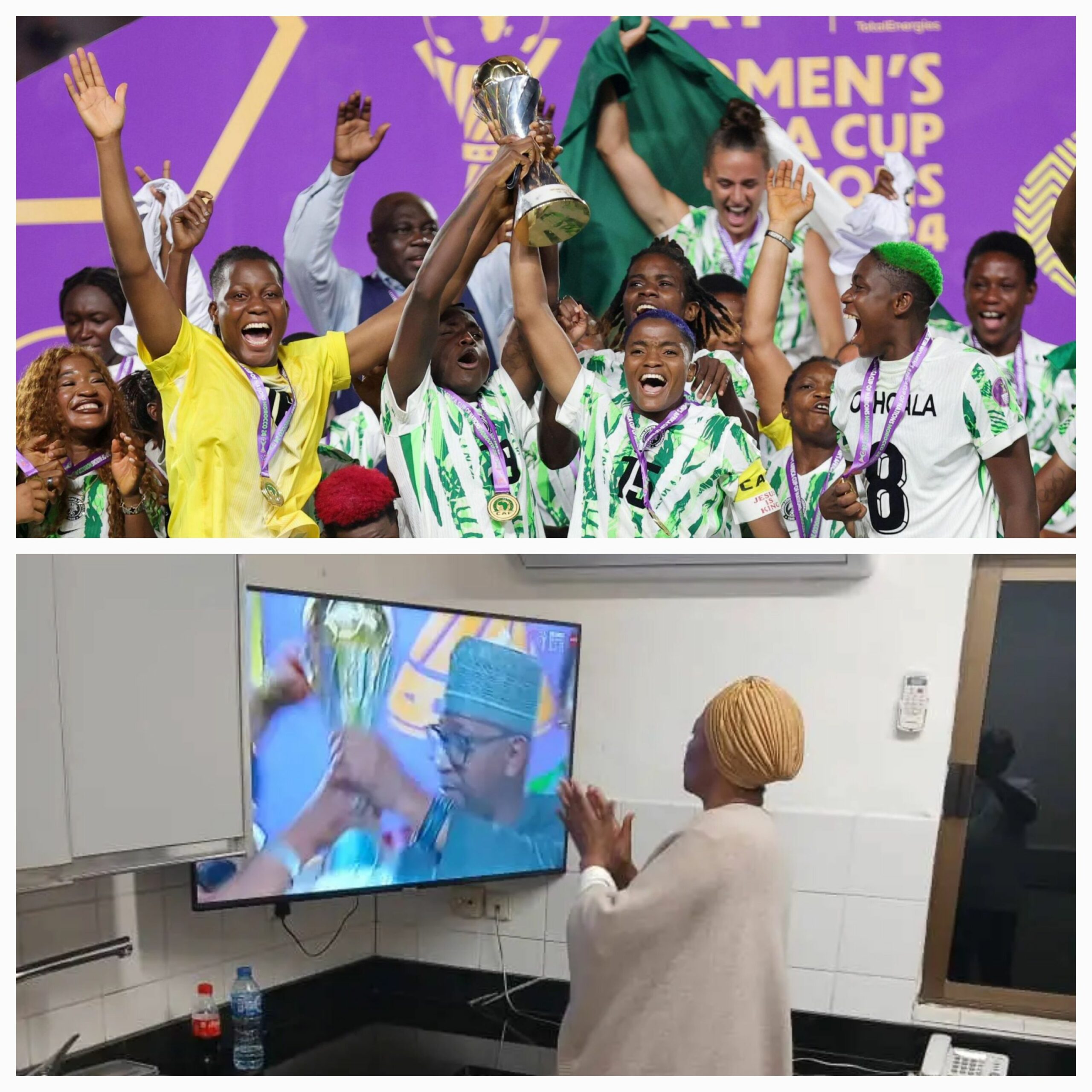 10th WAFCON title: First lady congratulates Super Falcons