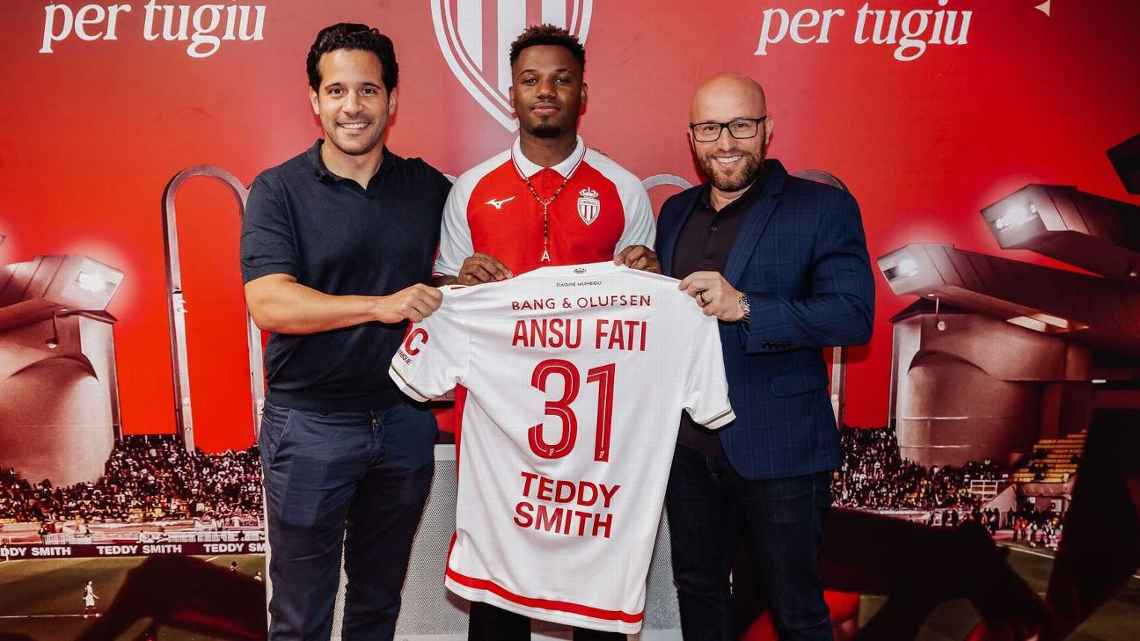 Barcelona forward Ansu Fati joins Monaco