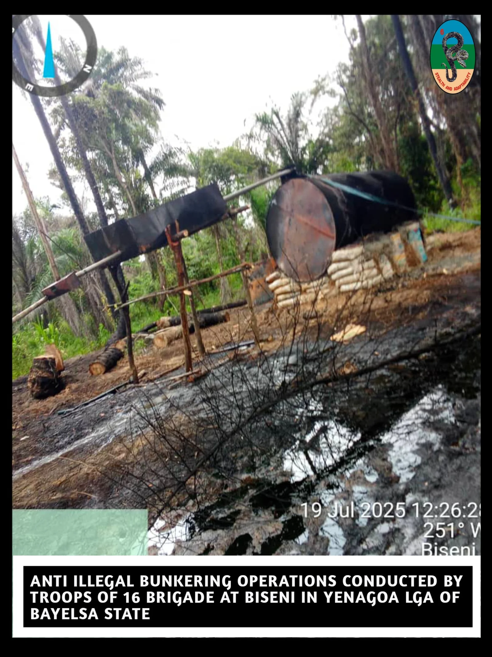 Troops Nigerian Army nab 62 suspects associated with oil theft, vandalism and other related crimes in operations across Niger Delta States