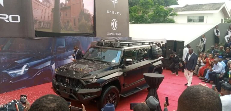 SAGLEV Electromobility Co Nig. Ltd. and Dongfeng Motor Corporation Ltd unveil a flagship, luxury, ultra modern SUV in Lagos