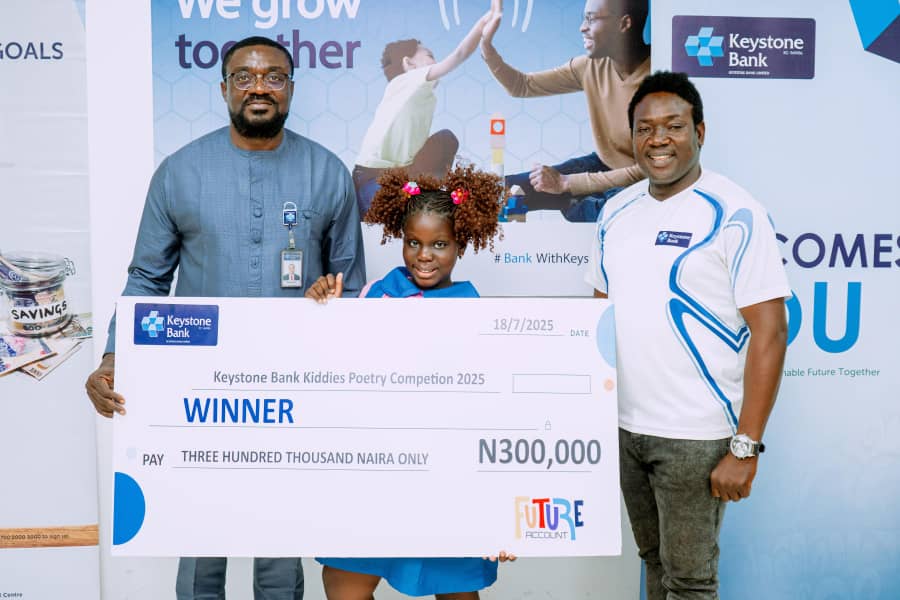 Keystone Bank rewards outstanding young poets in its ‘Kiddies Poetry Competition'