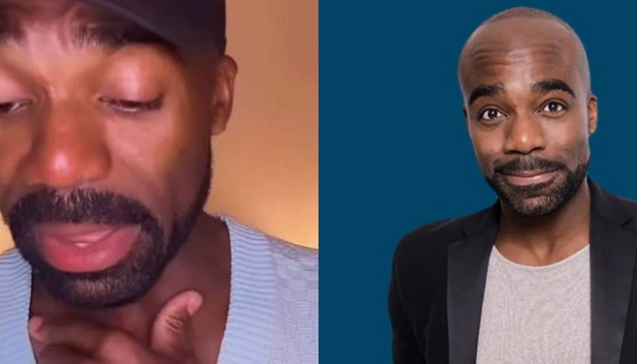 Fraud buster Ore Oduba breaks down after falling for online scam