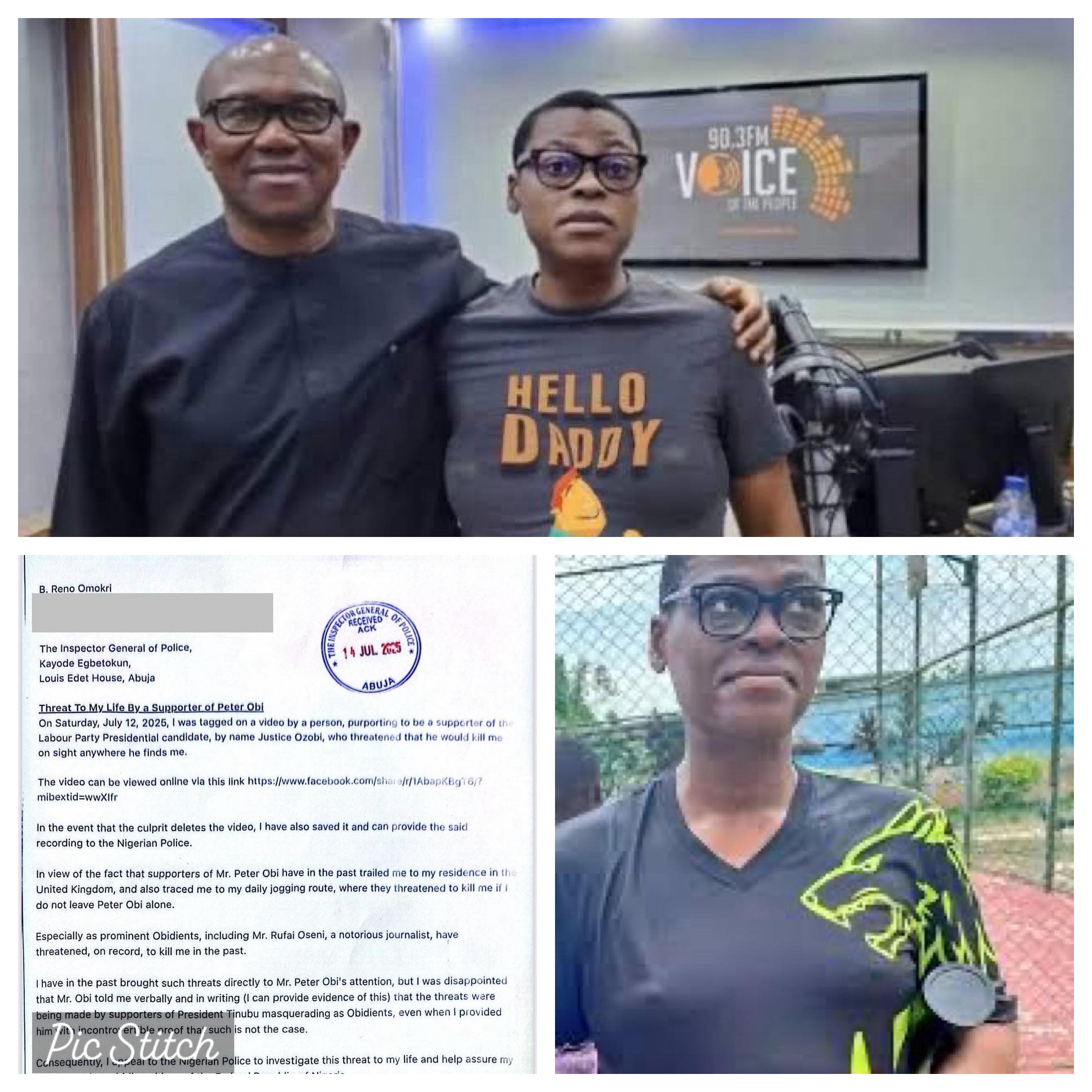 Reno Omokri Obidients Rufai Oseni