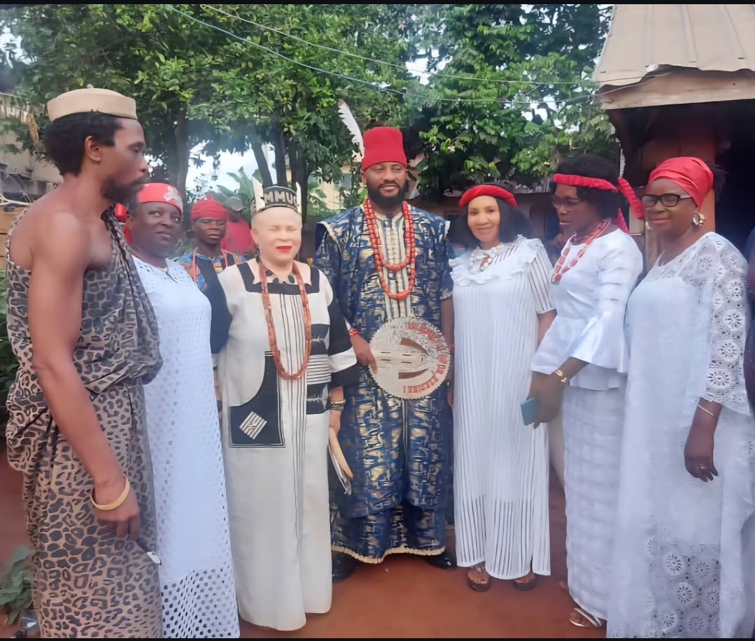 Royal Honour: Yul Edochie becomes Igbo Chief