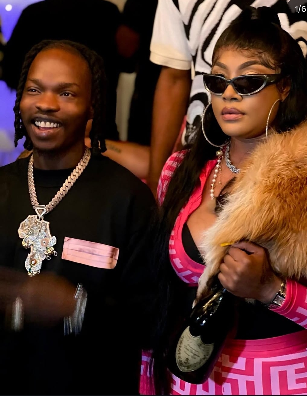 Angela Okorie gushes over Naira Marley's generosity