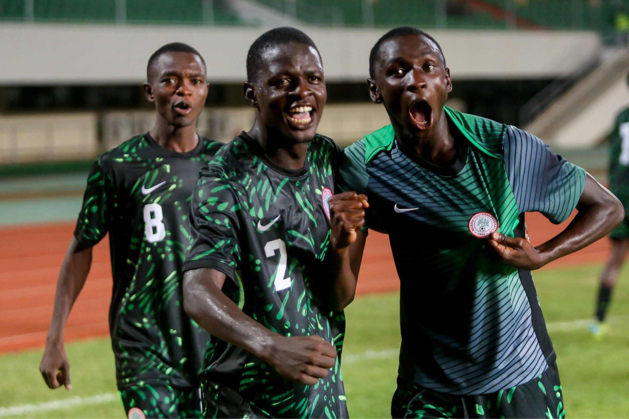Nigeria's Flying Eagles players