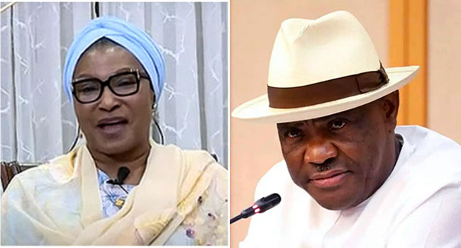 Wike and Ireti Kingibe