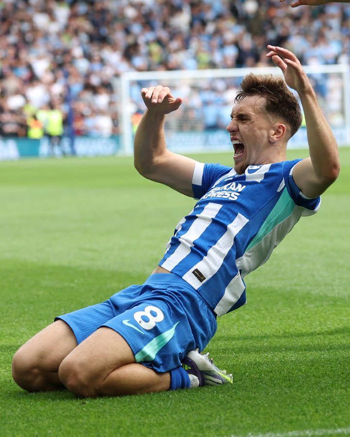Brighton stun Man. City with last-gasp heroics as Guardiola’s side crumbles