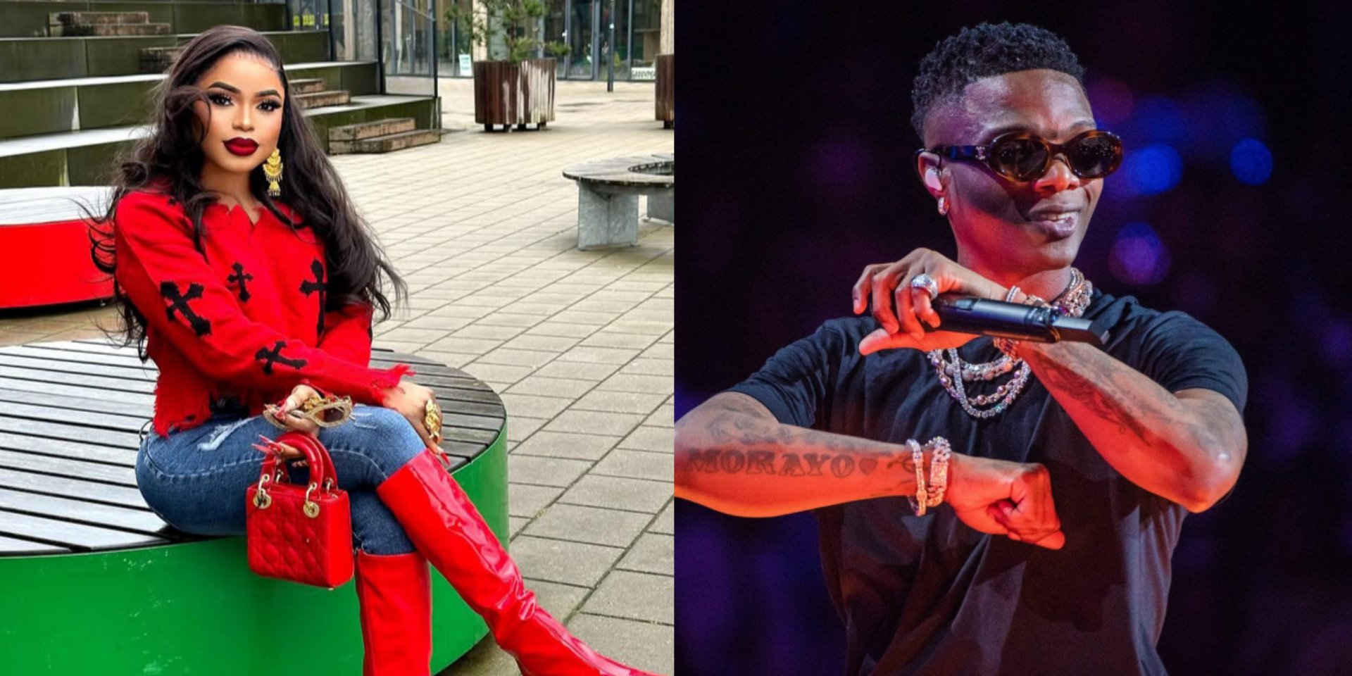 Bobrisky opens up on love interest in Wizkid