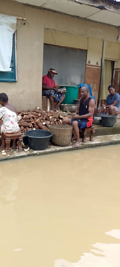 The rainy season again cripples Ogbaru communities, in Anambra state, with  devastating blow to the residents' economic and social structures.