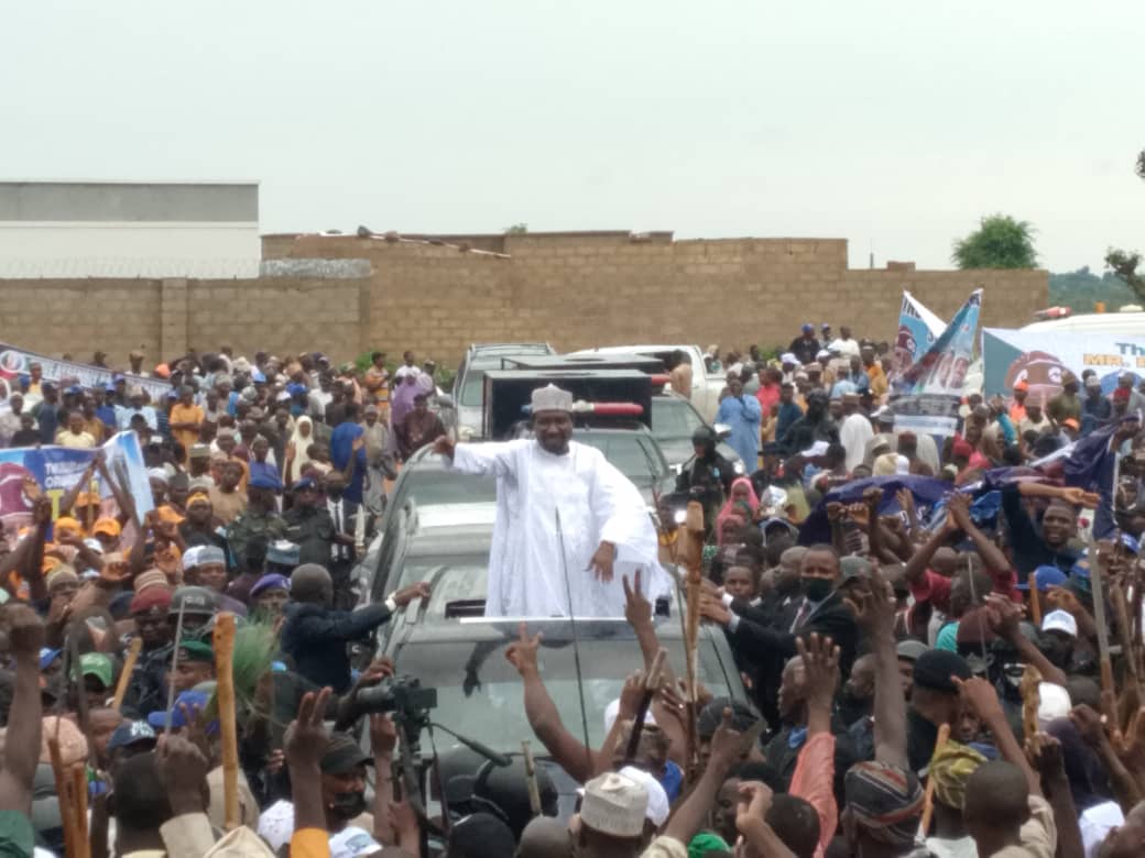 APC rally for Saturday's Kano State Assembly by-elections witnessed a mammoth turnout in support of the party's candidates,