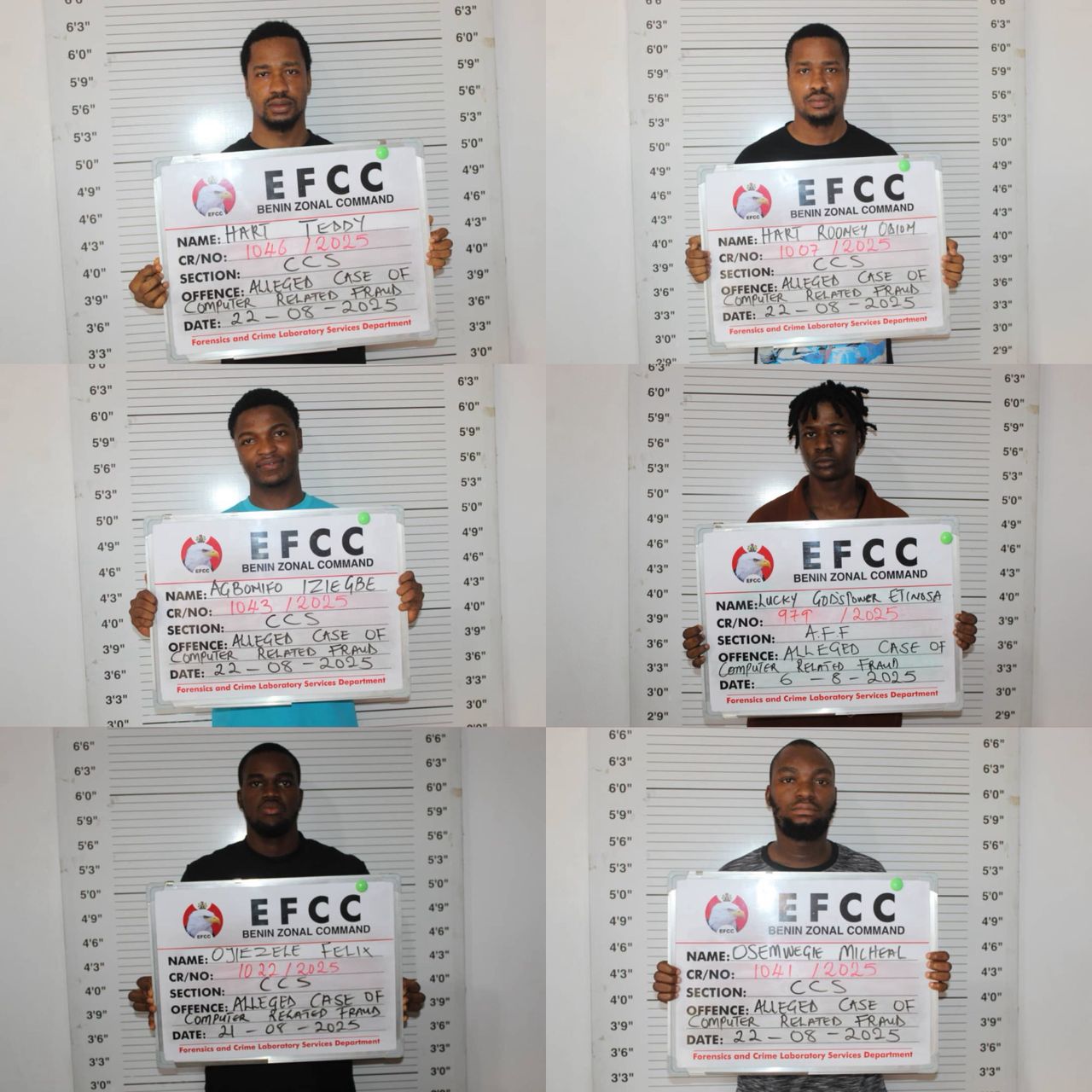 Two brothers, 10 others jailed for internet fraud in Benin