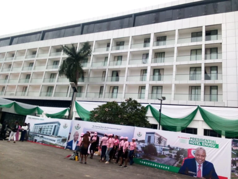 It was excitement all round in Enugu as Gov. Peter Mbah inaugurates newly renovated Hotel Presidential abandoned for over two decades.