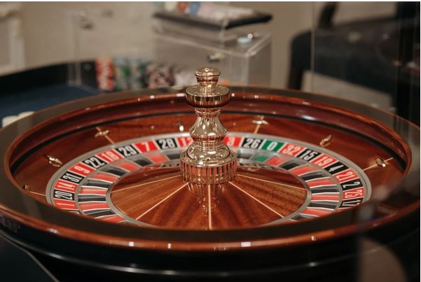 Roulette wheel close-up