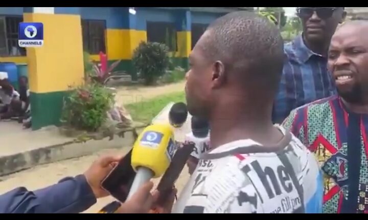 Rivers Pastor seen whipping a group of naked children in a viral video, Ifediorah Joseph, says he was acting on instruction of holy spirit