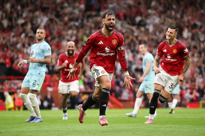 Fernandes strikes at the death as Man. United edge Burnley in thriller
