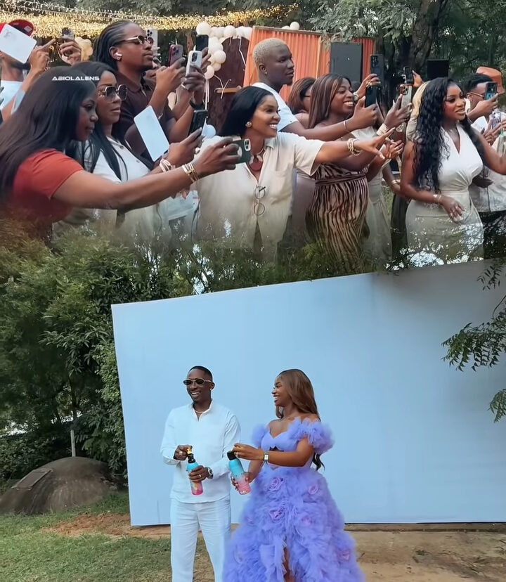 Priscilla Ojo and Juma Jux